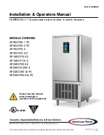 American Panel HURRiCHiLL AP10BCF100-2 Installation & Operator'S Manual preview