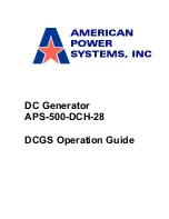 American Power Systems APS-500-DCH-28 Operation Manual предпросмотр