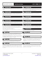 Preview for 4 page of American Range AAF-25W Owner'S Manual