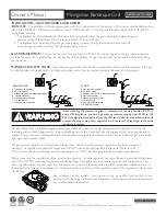 Предварительный просмотр 6 страницы American Range AMBG-36 Owner'S Manual