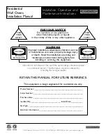 Preview for 3 page of American Range AROFE-30 Installation Manual