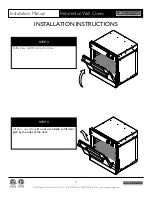 Preview for 16 page of American Range AROFE-30 Installation Manual