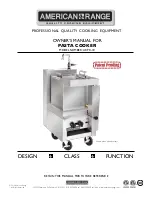 Preview for 1 page of American Range ARPC-18 Owner'S Manual