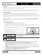 Предварительный просмотр 10 страницы American Range ARPC-18 Owner'S Manual