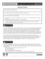 Preview for 7 page of American Range ARR-244 Use And Care Manual