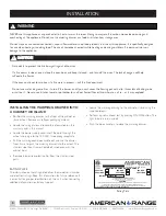 Preview for 5 page of American Range ARR-27IRWD Installation Manual