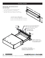 Предварительный просмотр 9 страницы American Range ARR-27IRWD Installation Manual