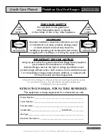 Preview for 2 page of American Range ARR-304DF Use And Care Manual