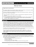 Preview for 7 page of American Range ARR-304DF Use And Care Manual