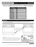 Предварительный просмотр 11 страницы American Range ARR-304DF Use And Care Manual