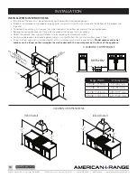 Предварительный просмотр 10 страницы American Range ARR-364GD Use And Care Manual