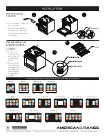 Preview for 13 page of American Range ARR-364GD Use And Care Manual