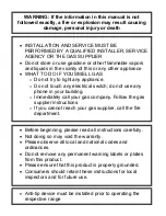 Preview for 3 page of American Range ARR SERIES RESIDENTIAL Use And Care Manual