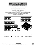 American Range ARSCT-244 Installation Manual preview