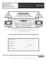 Предварительный просмотр 3 страницы American Range ARSCT-244 Installation Manual