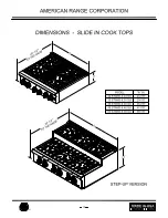 Preview for 7 page of American Range ARSCT-364GR Installation Manual