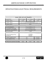 Preview for 8 page of American Range ARSCT-364GR Installation Manual