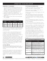 Preview for 15 page of American Range ARSCT-486GD Installation Manual