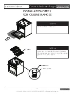 Preview for 22 page of American Range Cuisine ARR-1060 Installation Manual