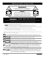 Preview for 2 page of American Range CUISINE ARR-530 Use & Care And Installation Manual