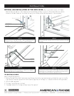 Предварительный просмотр 10 страницы American Range CUISINE Series Installation Manual