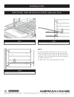 Предварительный просмотр 17 страницы American Range CUISINE Series Installation Manual