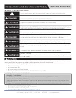 Предварительный просмотр 4 страницы American Range DEC-30 Installation Manual And Use & Care Manual