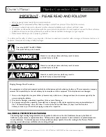 Preview for 5 page of American Range M-1 Owner'S Manual