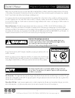 Предварительный просмотр 10 страницы American Range M-1 Owner'S Manual