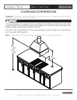 Предварительный просмотр 11 страницы American Range PERFORMER AROBSCT-242GD Installation Manual