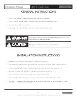 Preview for 16 page of American Range PERFORMER AROBSCT-242GD Installation Manual