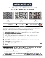 Предварительный просмотр 1 страницы American Range VITESSE ARDCT-305 Installation Manual