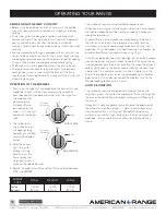 Preview for 12 page of American Range VITESSE ARDCT-305 Installation Manual