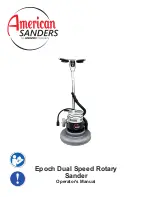 American Sanders 07217A with HydraSand Operator'S Manual preview