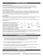 Preview for 3 page of American Sanders AVAC Q-10 Operator'S Manual