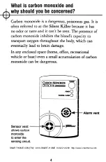 Preview for 2 page of American Sensor CO800 Owner'S Manual