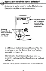 Preview for 14 page of American Sensor CO800 Owner'S Manual