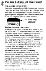 Preview for 16 page of American Sensor CO800 Owner'S Manual