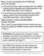 Preview for 20 page of American Sensor CO800 Owner'S Manual