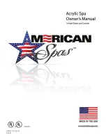 American Spas AM-628TM Owner'S Manual preview