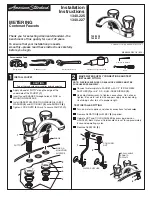 Preview for 1 page of American Standard 1340.225 Installation Instructions