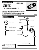 American Standard 1660.400 Installation Instructions предпросмотр