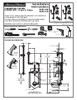 American Standard 1662.222 Installation Instructions предпросмотр