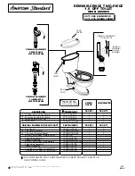 Preview for 1 page of American Standard 2011.026 Elongated Parts List