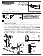 Preview for 1 page of American Standard 24" Towel Shelf with Towel Bar 8040.300 Installation Instructions