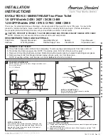 Preview for 1 page of American Standard 2426 Installation Instructions Manual