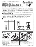 Preview for 5 page of American Standard 2476 Installation Instructions Care And Maintenance