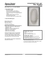 Предварительный просмотр 1 страницы American Standard 2645V.002C Specification Sheet