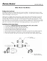 Предварительный просмотр 18 страницы American Standard 2651.11X Installation Instructions And Owner'S Manual