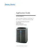 Preview for 1 page of American Standard 2A6H8030A Application Manual